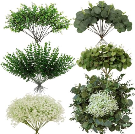 150 Pieces Artificial Greenery Stems