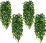 4-Piece Faux Hanging Plants