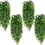 4-Piece Faux Hanging Plants