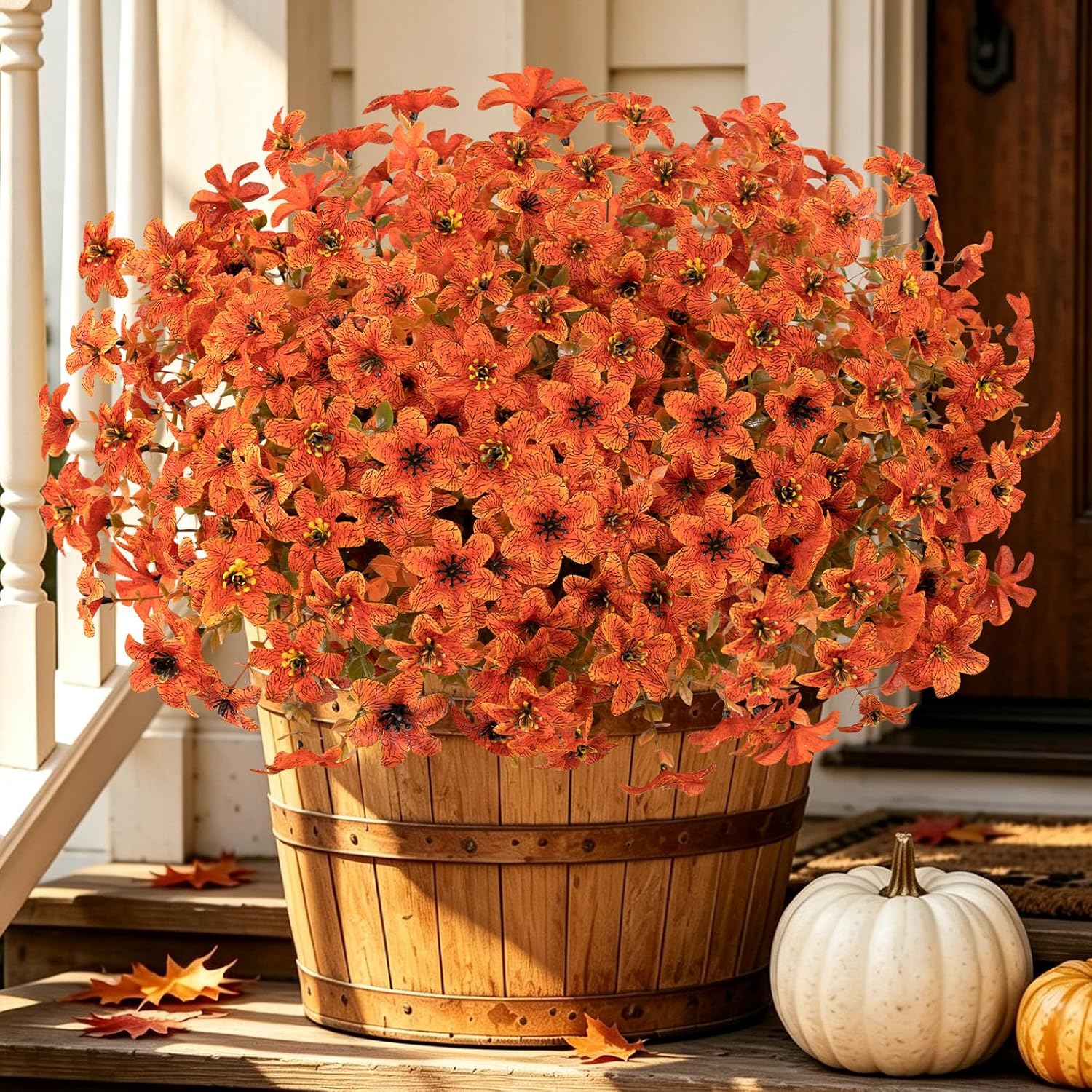 12 Bundles Artificial Fall Mums - Image 12