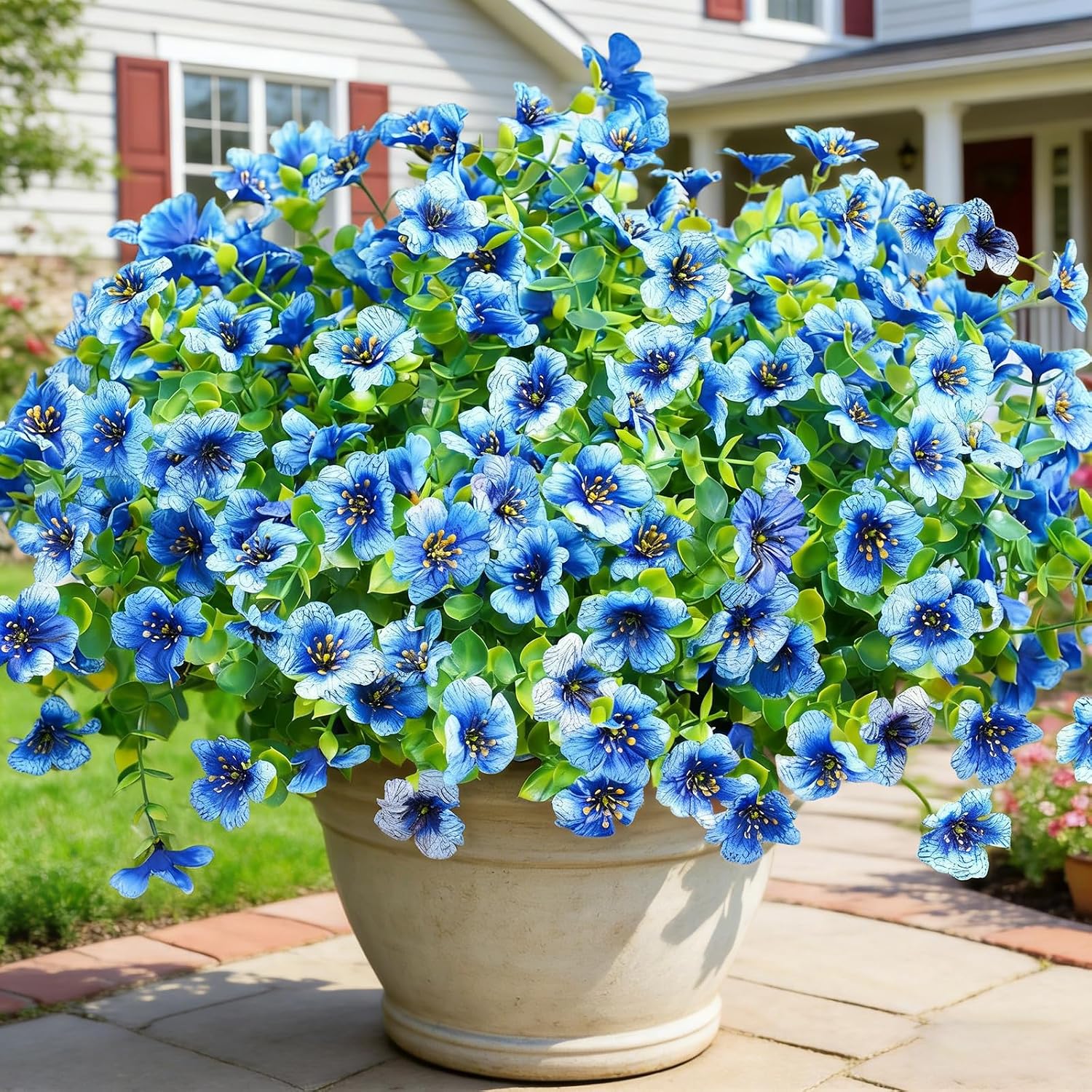 12 Bundles Artificial Outdoor Flowers - Image 17