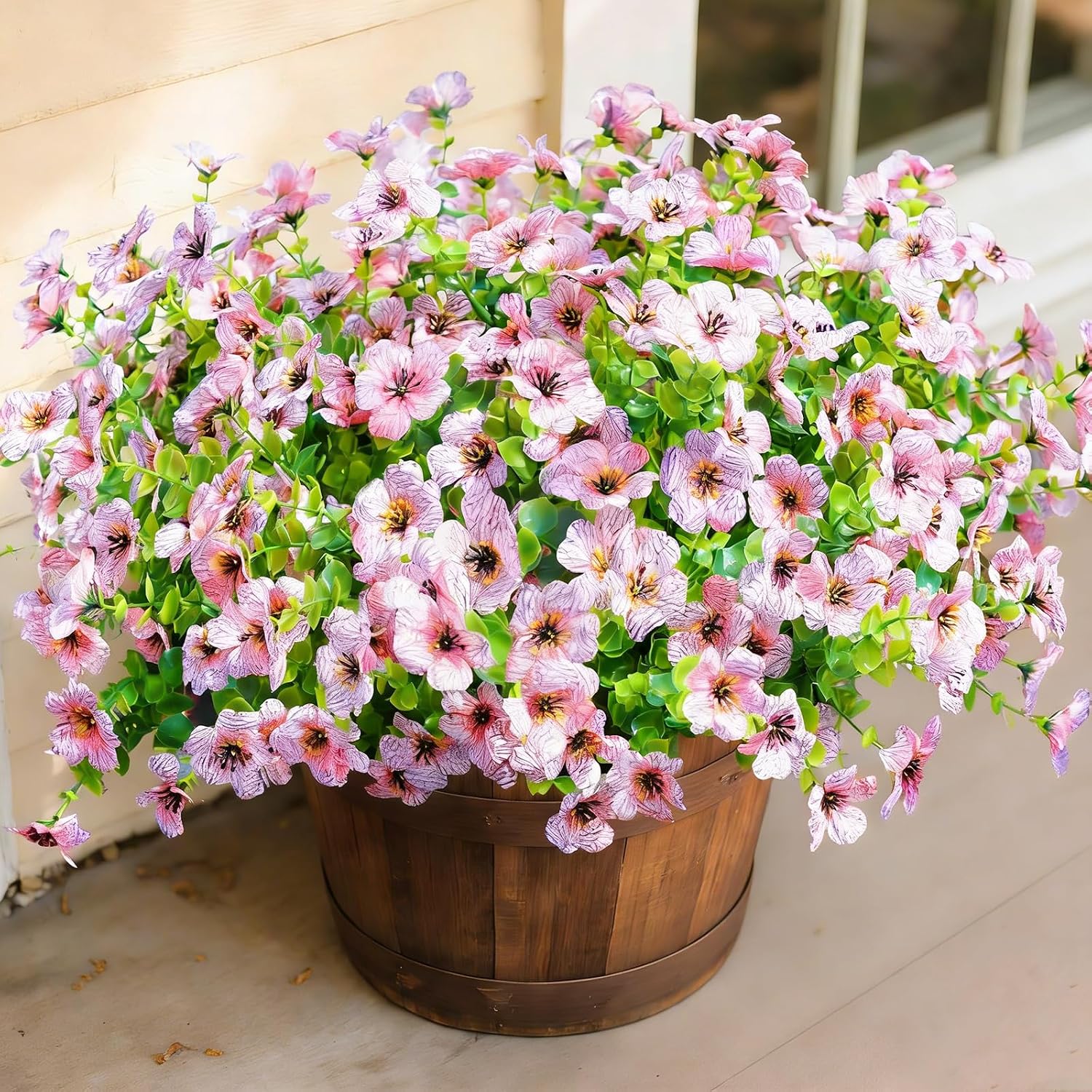 12 Bundles Artificial Outdoor Flowers - Image 18
