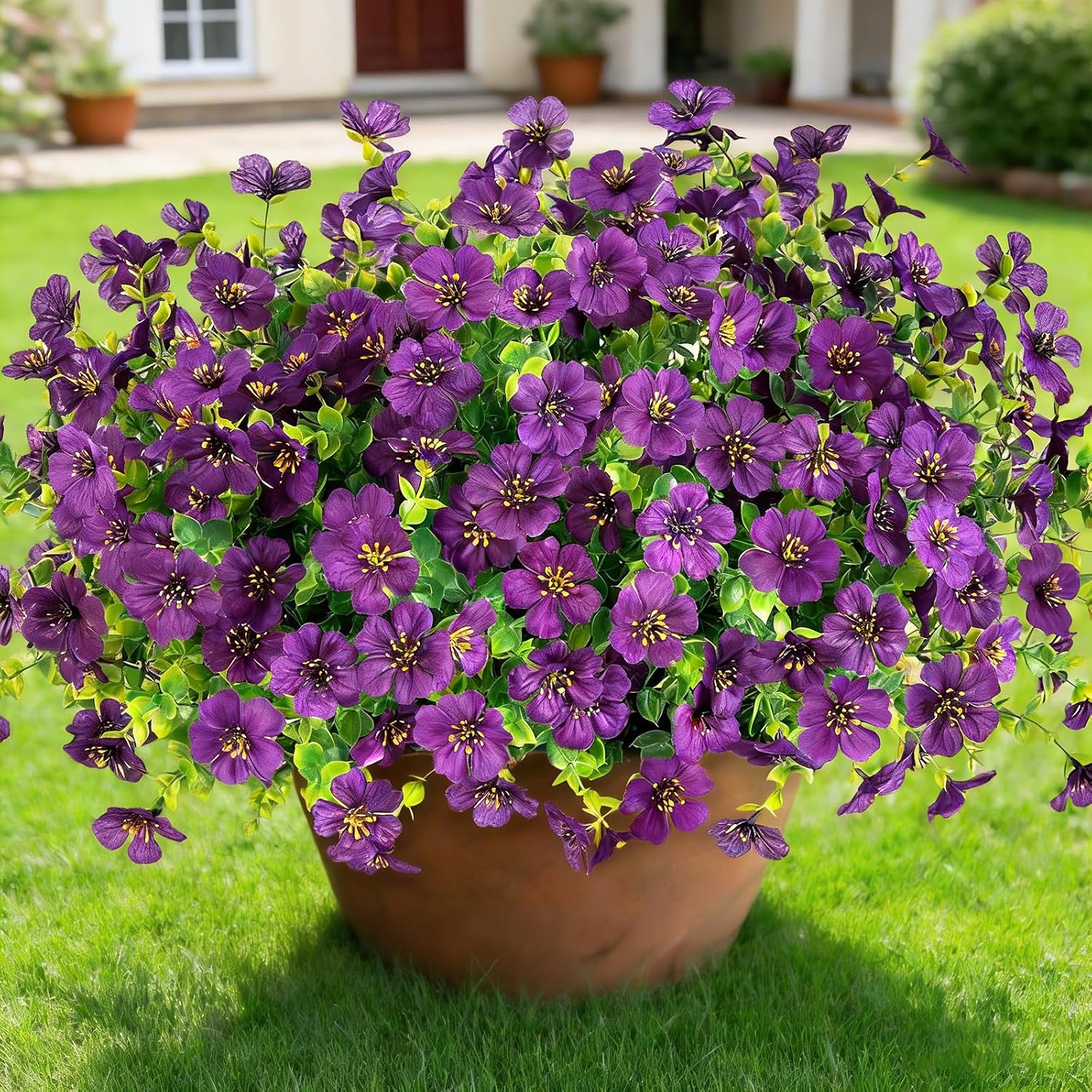 12 Bundles Artificial Outdoor Flowers - Image 10