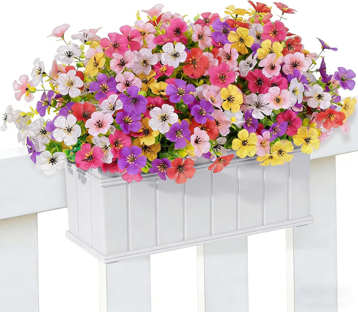 12 Bundles Artificial Outdoor Flowers - Image 12