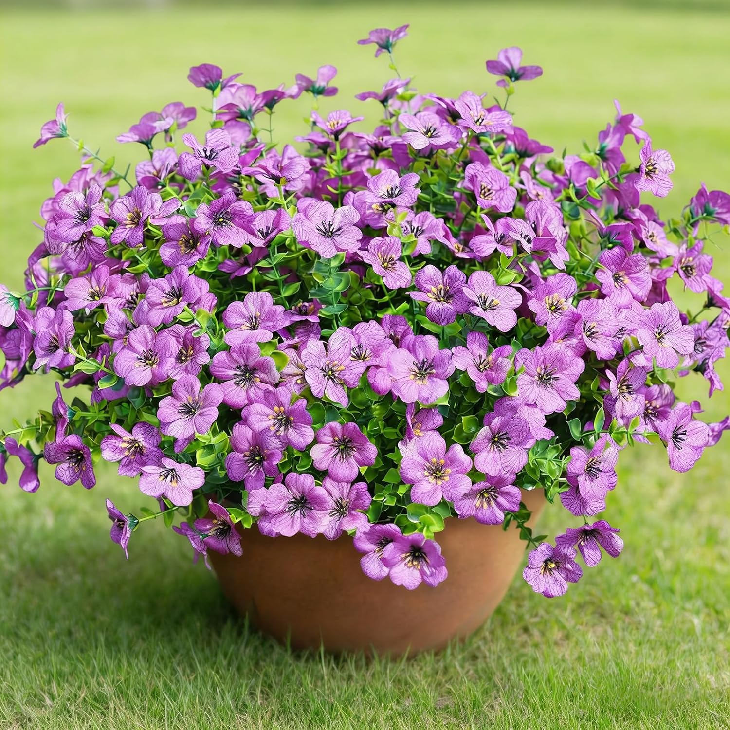 12 Bundles Artificial Outdoor Flowers - Image 11