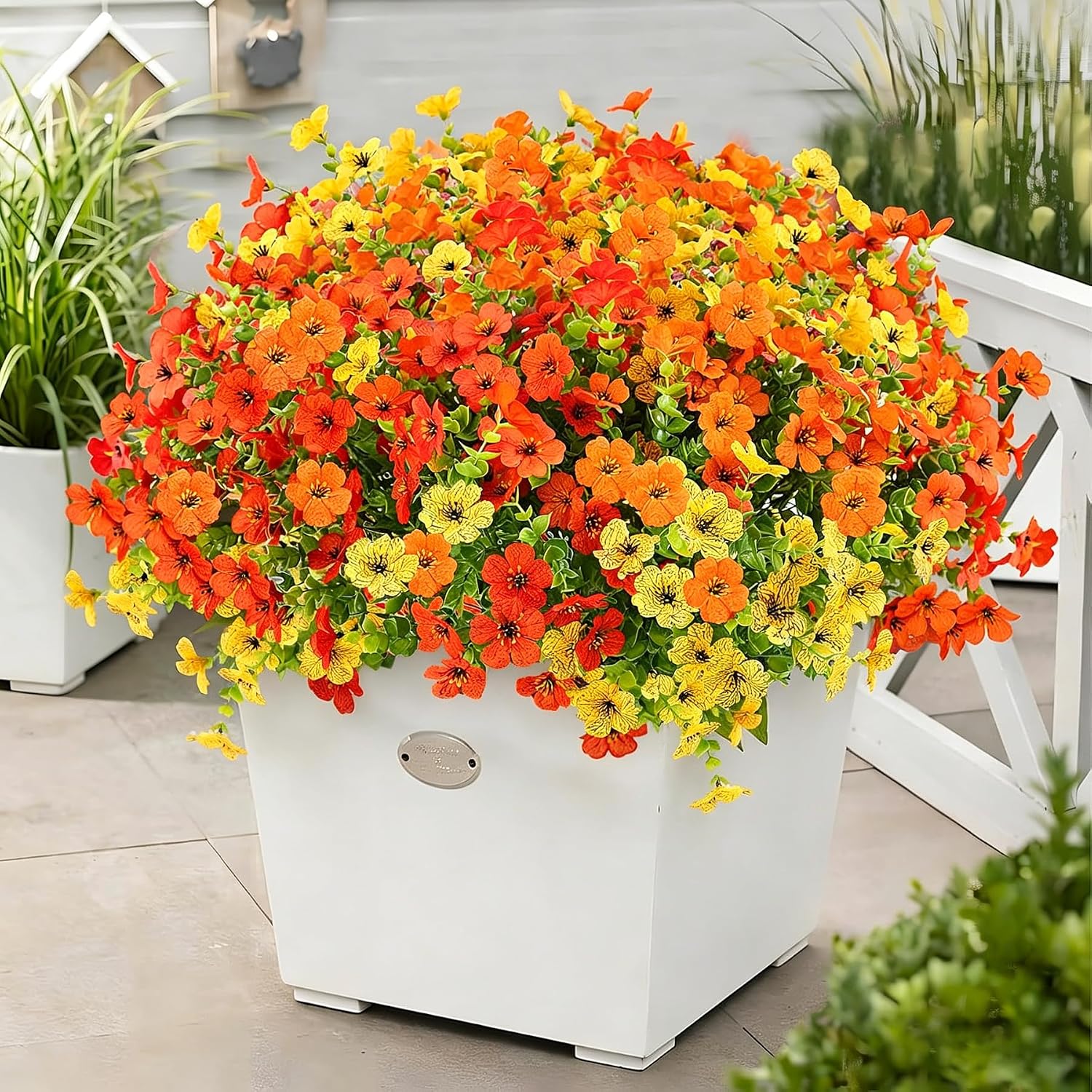 12 Bundles Artificial Outdoor Flowers - Image 9