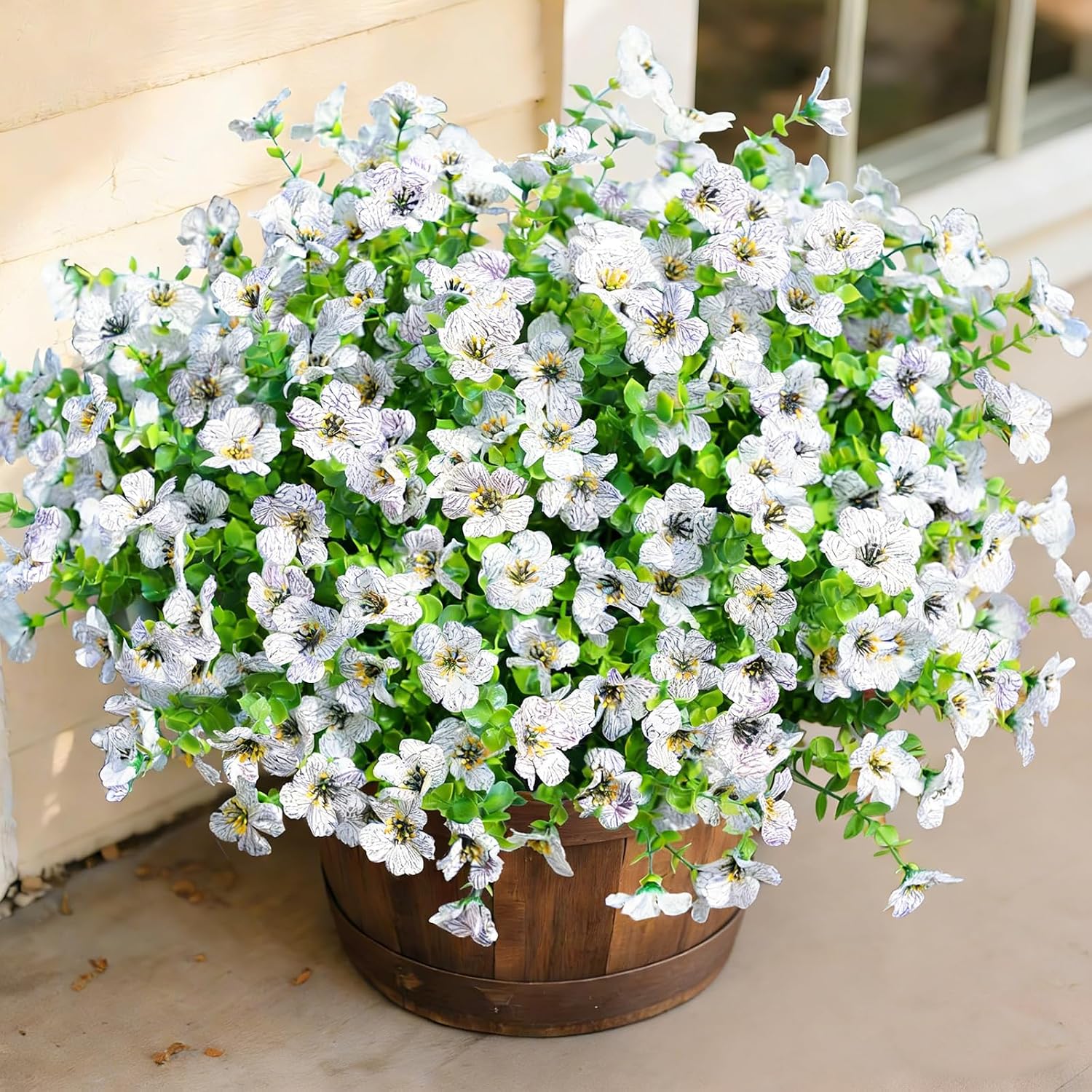 12 Bundles Artificial Outdoor Flowers - Image 16